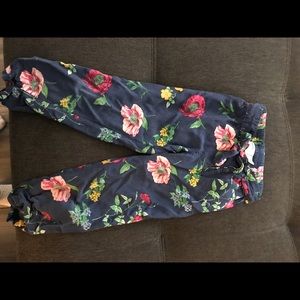 Old navy flower flowy pants